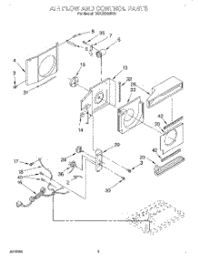02 - Airflow And Control parts for Whirlpool Air Conditioner BHAC0500FS0 from AppliancePartsPros.com