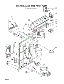 02 - Controls And Rear Panel parts for Whirlpool Washer 6LA9320XTW1 from AppliancePartsPros.com