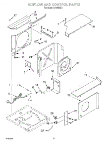 02 - Air Flow And Control parts for Whirlpool Air Conditioner CA18WCK1 from AppliancePartsPros.com
