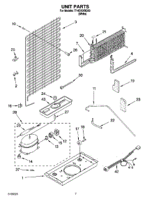 04 - Unit Parts parts for Whirlpool Refrigerator IT14DKXRQ00 from AppliancePartsPros.com
