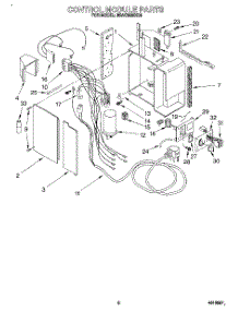 04 - Control Module parts for Whirlpool Air Conditioner 3QACM09XD3 from AppliancePartsPros.com