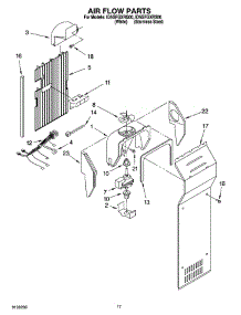 10 - Air Flow Parts parts for Whirlpool Refrigerator ID5GFGXRS00 from AppliancePartsPros.com