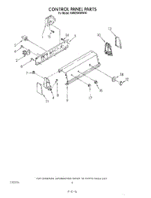 04 - Control Panel parts for Kitchenaid Washer KAWE560WAL0 from AppliancePartsPros.com
