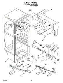 03 - Liner Parts parts for Whirlpool Refrigerator IR8GSMXRS00 from AppliancePartsPros.com