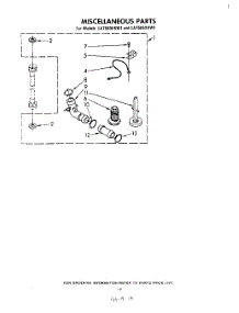 09 - Miscellaneous , Literature And Optional parts for Whirlpool Washer LA7685XKW1 from AppliancePartsPros.com