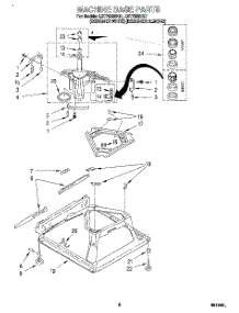 06 - Machine Base parts for Whirlpool Washer LST7233DQ1 from AppliancePartsPros.com