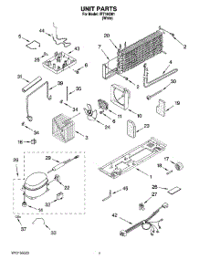 04 - Unit Parts parts for Whirlpool Refrigerator IRT184301 from AppliancePartsPros.com
