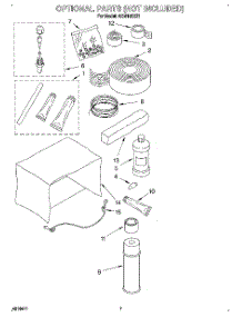 04 - Optional parts for Whirlpool Air Conditioner ACM102XZ1 from AppliancePartsPros.com