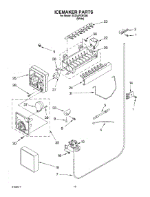 12 - Icemaker Parts, Parts Not Illustrated parts for Whirlpool Refrigerator SS25AFXMQ00 from AppliancePartsPros.com