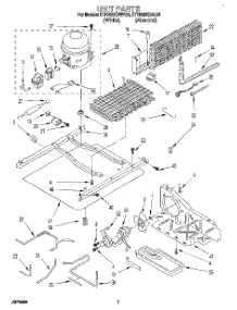 05 - Unit parts for Kitchenaid Refrigerator KTHS20KBAL00 from AppliancePartsPros.com