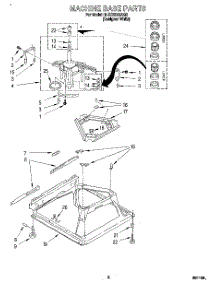 06 - Machine Base parts for Whirlpool Washer 6LSC9255AQ2 from AppliancePartsPros.com
