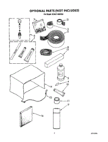 06 - Optional parts for Whirlpool Air Conditioner BHAC1400XS0 from AppliancePartsPros.com