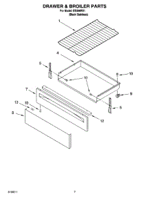 05 - Drawer & Broiler Parts parts for Whirlpool Range IES366RS1 from AppliancePartsPros.com
