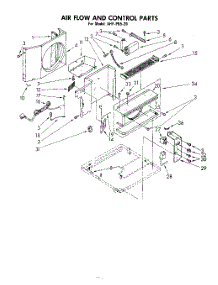 04 - Section parts for Whirlpool Air Conditioner AHFP6520 from AppliancePartsPros.com