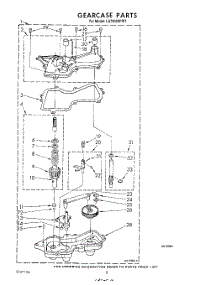 07 - Gearcase parts for Whirlpool Washer LA7900XPW1 from AppliancePartsPros.com