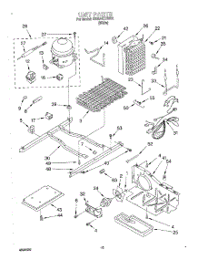 09 - Unit parts for Whirlpool Refrigerator SS25AEXHW01 from AppliancePartsPros.com