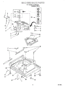 05 - Machine Base parts for Whirlpool Washer LSL9355EQ0 from AppliancePartsPros.com