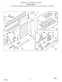 06 - Installation parts for Whirlpool Air Conditioner R183A3 from AppliancePartsPros.com