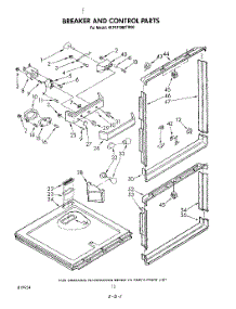 07 - Breaker And Control parts for Whirlpool Refrigerator 4KFRF19MTA00 from AppliancePartsPros.com