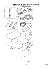 05 - Optional parts for Whirlpool Air Conditioner AR1000XW2 from AppliancePartsPros.com
