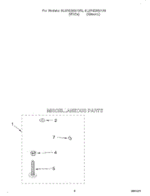 03 - Miscellaneous parts for Whirlpool Washer 3LSR5233AN0 from AppliancePartsPros.com