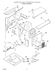 02 - Air Flow And Control parts for Whirlpool Air Conditioner CAH18WCK0 from AppliancePartsPros.com