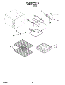 05 - Oven Parts, Miscellaneous Parts parts for Whirlpool Range IHP33802 from AppliancePartsPros.com