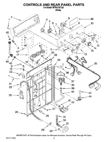 02 - Controls And Rear Panel Parts parts for Maytag Washer MTW5700TQ0 from AppliancePartsPros.com