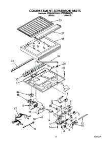 04 - Compartment Separator parts for Kitchenaid Refrigerator KTRS25KXAL01 from AppliancePartsPros.com