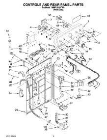 02 - Controls And Rear Panel Parts parts for Maytag Washer 7MMPL6000TW0 from AppliancePartsPros.com