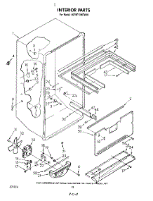 06 - Interior parts for Whirlpool Refrigerator 4KFRF19MTA00 from AppliancePartsPros.com