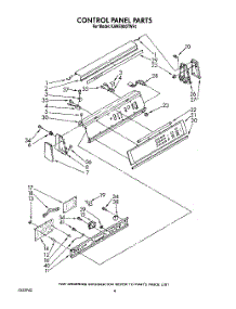03 - Control Panel parts for Kitchenaid Washer KAWE900TWH1 from AppliancePartsPros.com