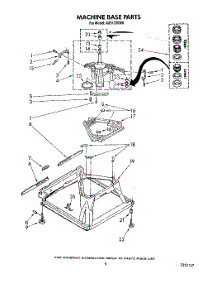 07 - Machine Base parts for Whirlpool Washer AX5133VG0 from AppliancePartsPros.com