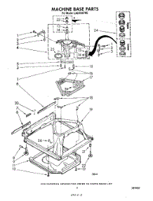 07 - Machine Base parts for Whirlpool Washer LA6300XPW5 from AppliancePartsPros.com