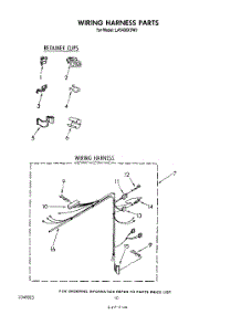 08 - Wiring Harness parts for Whirlpool Washer LA5430XSW0 from AppliancePartsPros.com