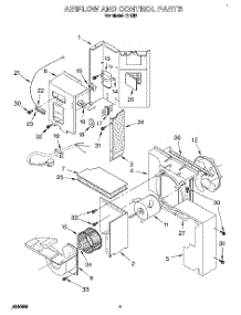 03 - Airflow And Control parts for Whirlpool Air Conditioner B113B from AppliancePartsPros.com