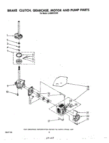 06 - Brake, Clutch, Gearcase, Motor And Pump parts for Whirlpool Washer LA8800XSW0 from AppliancePartsPros.com