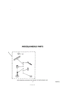 05 - Miscellaneous parts for Whirlpool Washer LA5668XSW0 from AppliancePartsPros.com