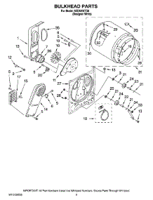 03 - Bulkhead Parts, Optional Parts (Not Included) parts for Maytag Dryer NED5200TQ0 from AppliancePartsPros.com