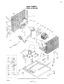 03 - Unit parts for Whirlpool Air Conditioner AC2504XM0 from AppliancePartsPros.com