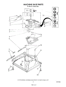 06 - Machine Base parts for Whirlpool Washer LA5380XTF0 from AppliancePartsPros.com