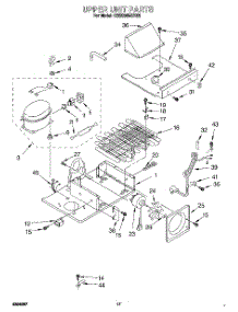12 - Upper Unit parts for Kitchenaid Refrigerator KSSS36MDX02 from AppliancePartsPros.com