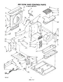 03 - Air Flow And Control , Lit / Optional parts for Whirlpool Air Conditioner CAW13E1A1 from AppliancePartsPros.com