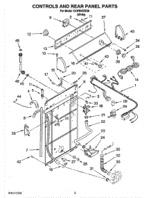 02 - Controls And Rear Panel Parts parts for Whirlpool Washer CAWB522SQ0 from AppliancePartsPros.com