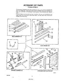 04 - Accessory Kit parts for Whirlpool Air Conditioner CPT08D1A1 from AppliancePartsPros.com