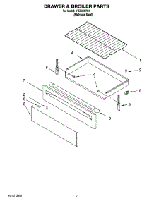 05 - Drawer & Broiler Parts, Optional Parts parts for Whirlpool Range YIES366RS4 from AppliancePartsPros.com