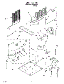 04 - Unit Parts parts for Whirlpool Refrigerator 5XKVN600K01 from AppliancePartsPros.com