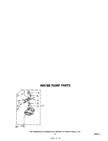 04 - Water Pump parts for Whirlpool Washer LA6700XKW2 from AppliancePartsPros.com