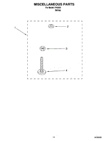 10 - Miscellaneous  Parts, Optional Parts (Not Included) parts for Whirlpool Washer IP42001 from AppliancePartsPros.com