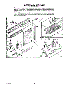 05 - Accessory Kit parts for Whirlpool Air Conditioner CA17WQ4 from AppliancePartsPros.com